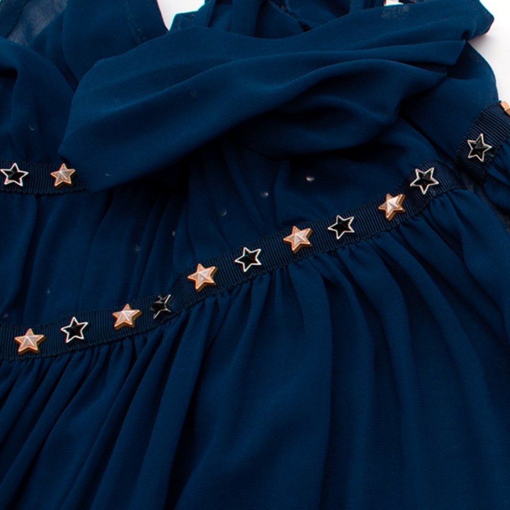 Sandro Marine Blue Gossip Dress - Picture 3 of 3